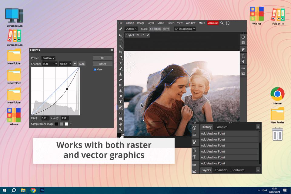 photopea interface