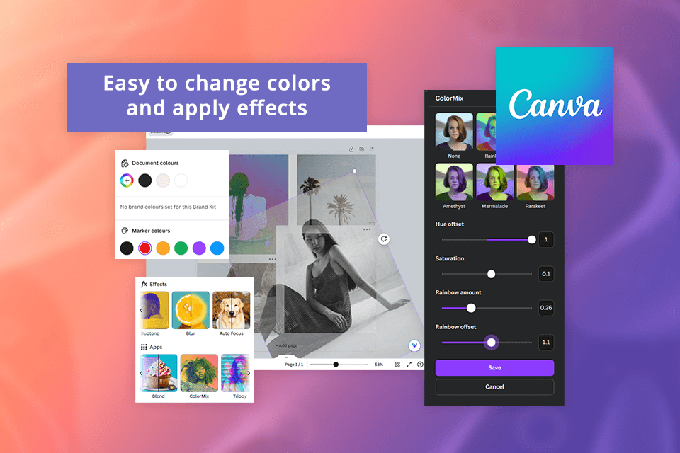 canva interface