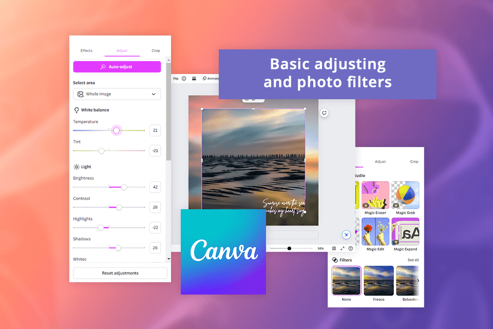 canva photo enhancement