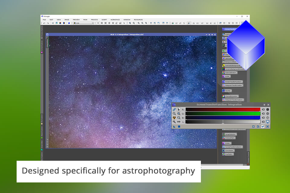 pixinsight interface