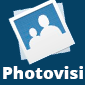 logo del creador de collage de fotos gratis photovisi