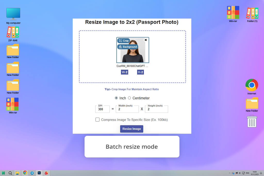 pi7 2x2 picture maker