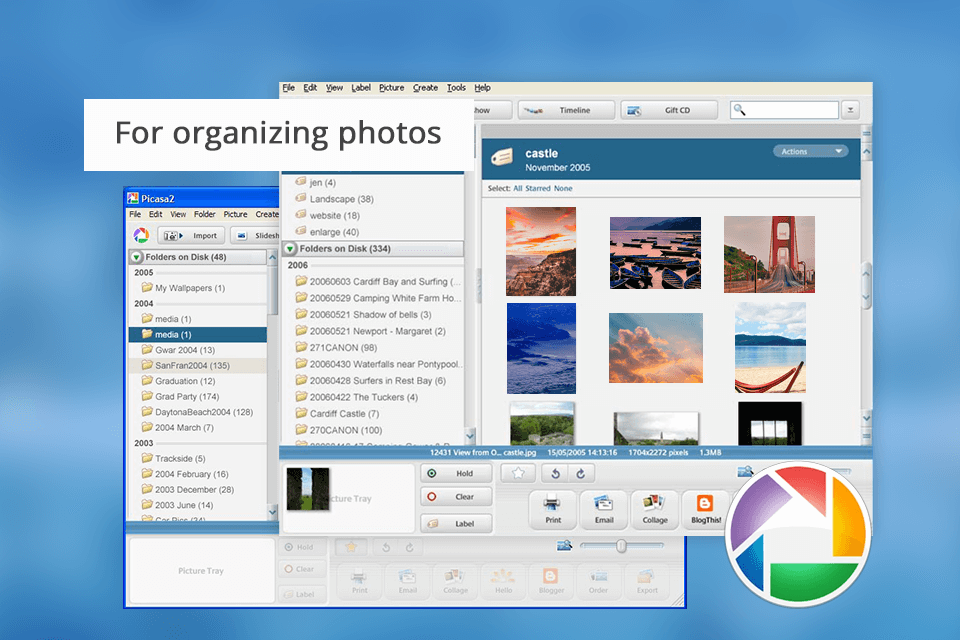 picasa interface