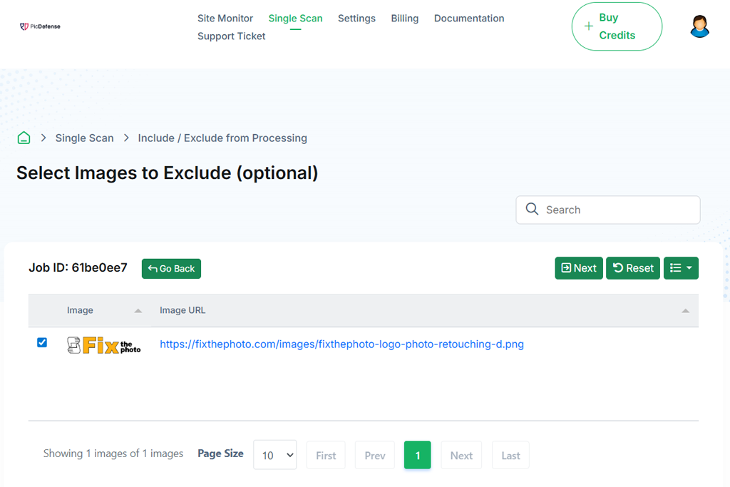 picdefence image copyright checker
