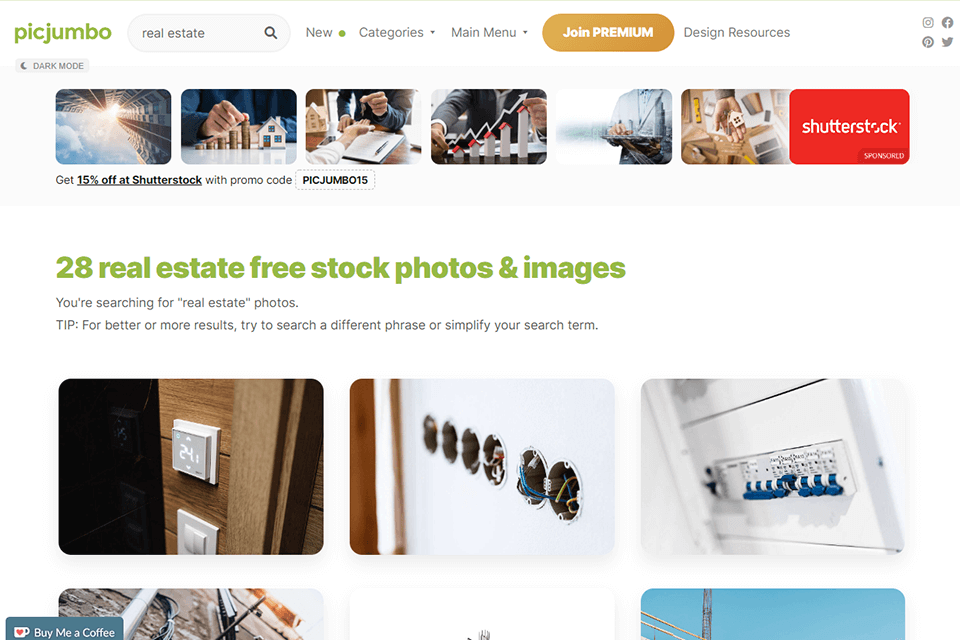 picjumbo free real estate photos site