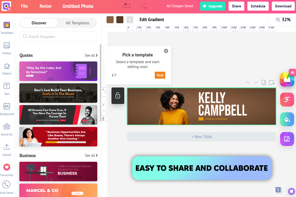 picmaker interface