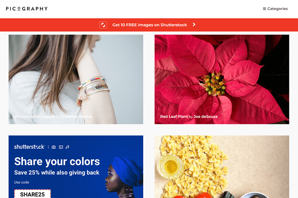 picography site like unsplash website
