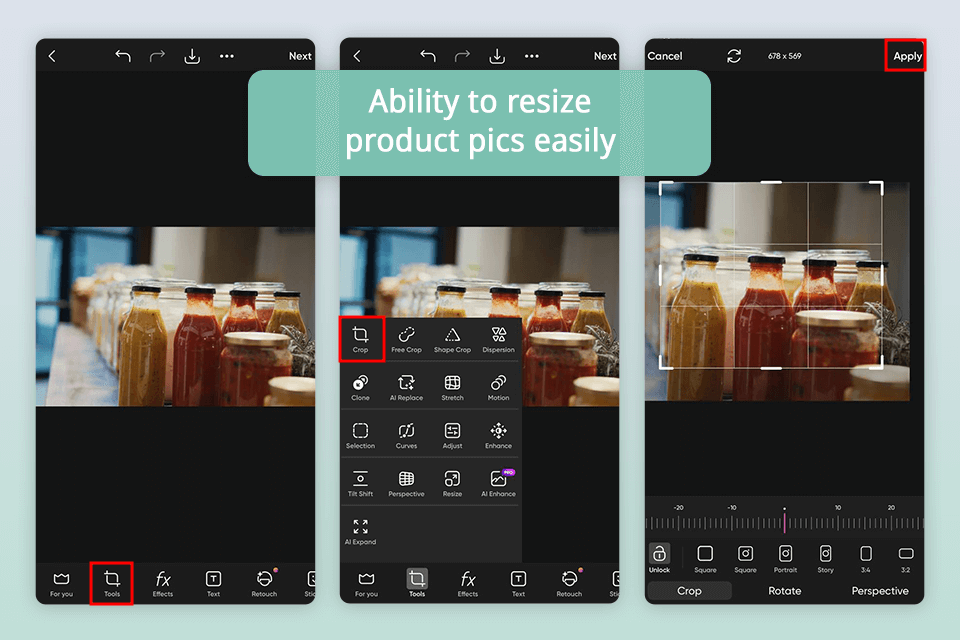 picsart app for product photography