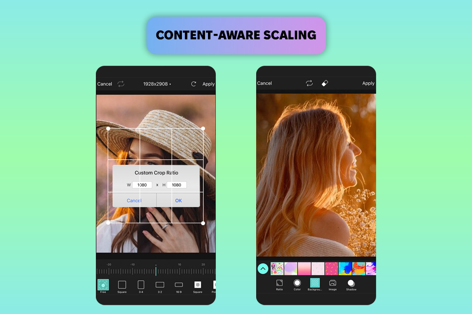 picsart instasize alternative interface