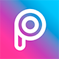 picsart photo editor vignette apps logo