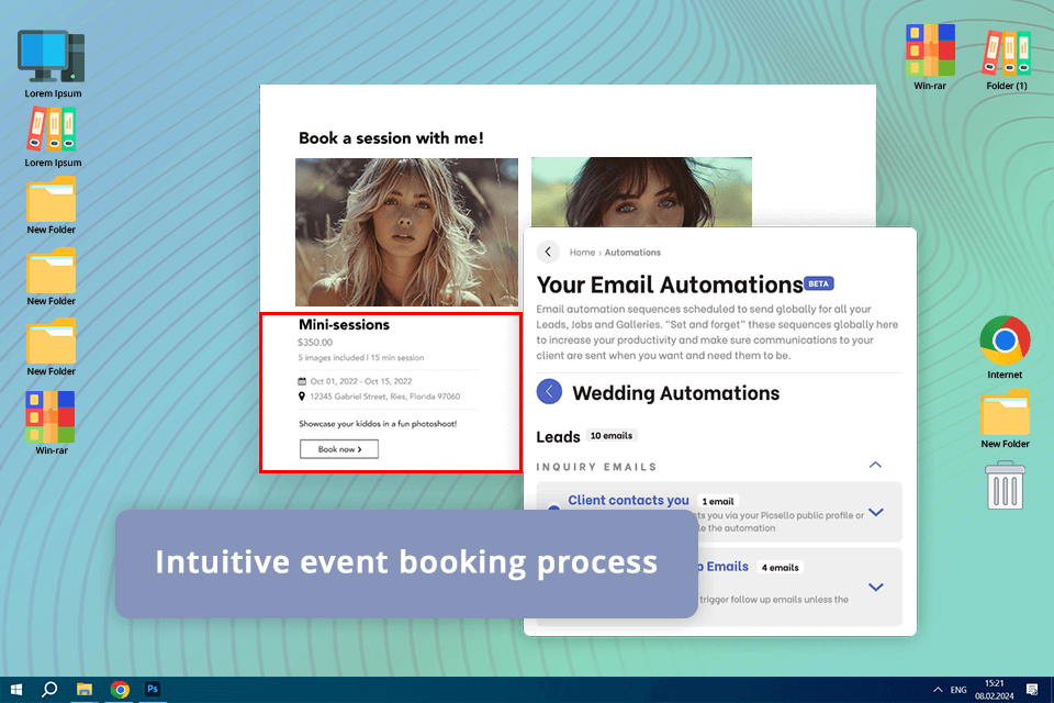 picsello photography studio management software