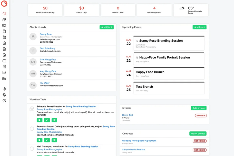 picspotr delivery management software dashboard