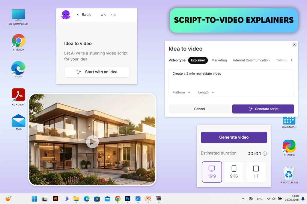pictory ai real estate video generator