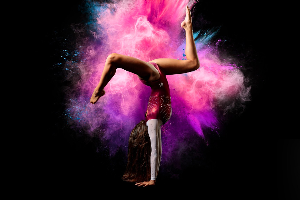 picture of people doing gymnastics