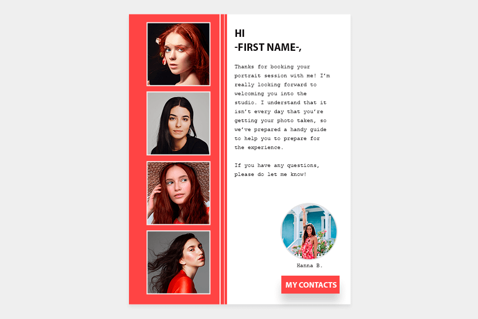 images in emails example