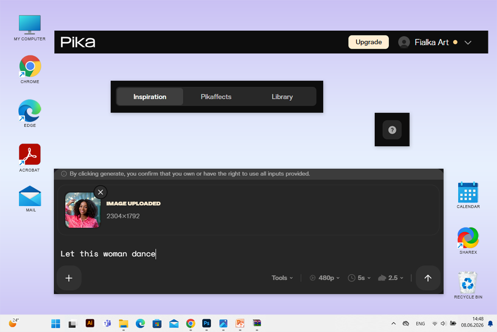 pika ai reference video generator