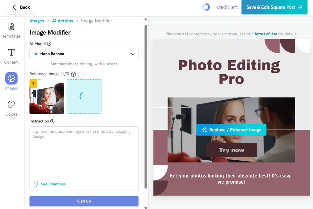 piktochart instagram banner maker