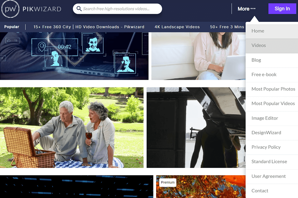 pikwizard categories