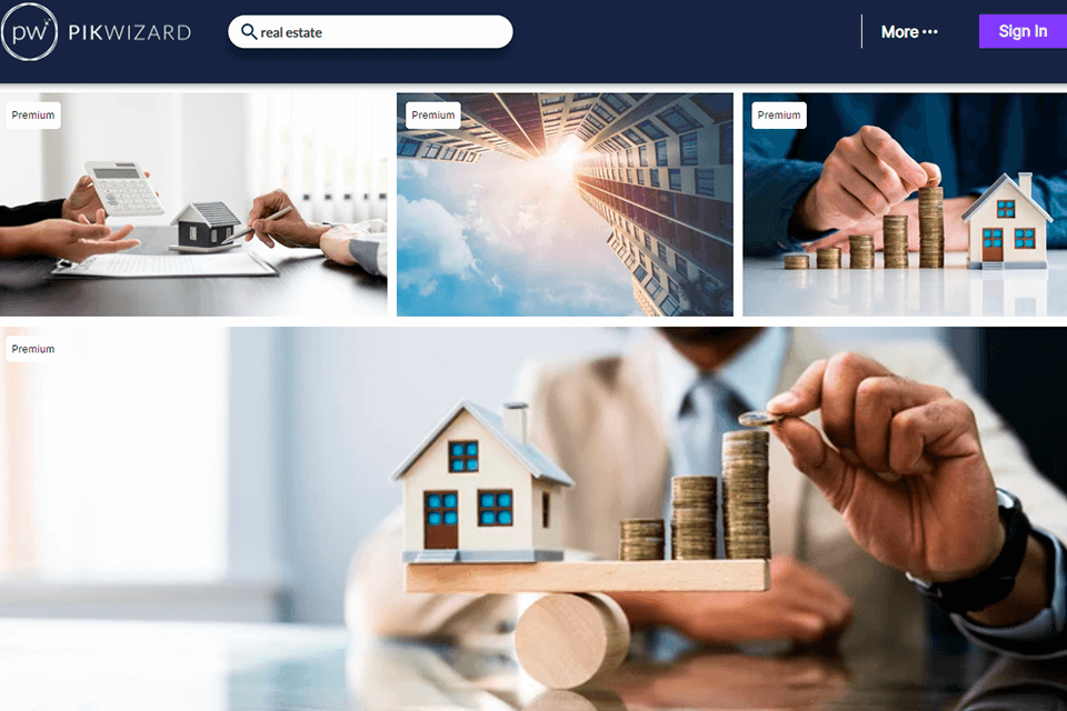 pikwizard free real estate photos site