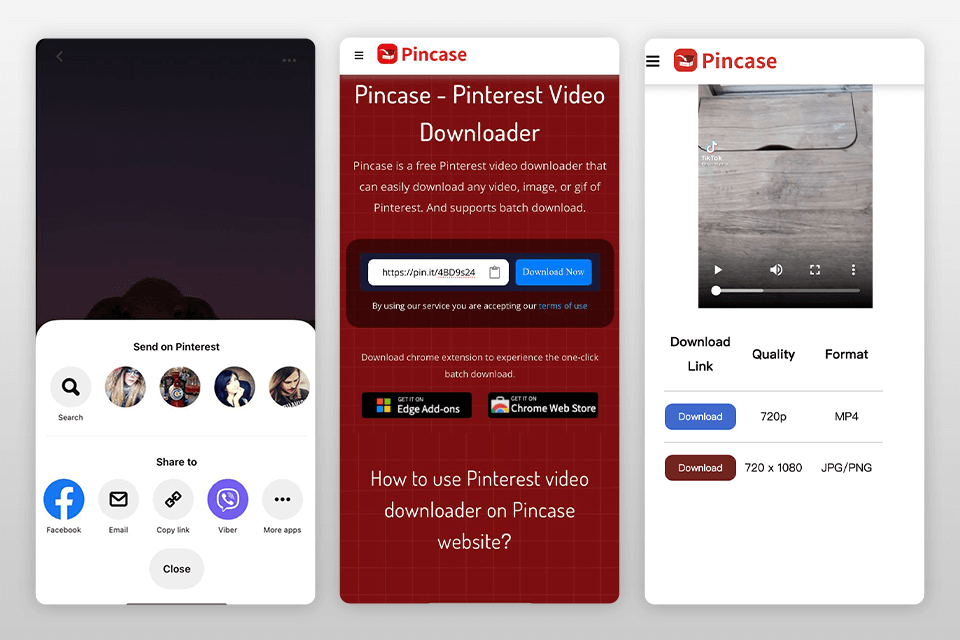 Pincase-Pinterest Video & Image Downloader