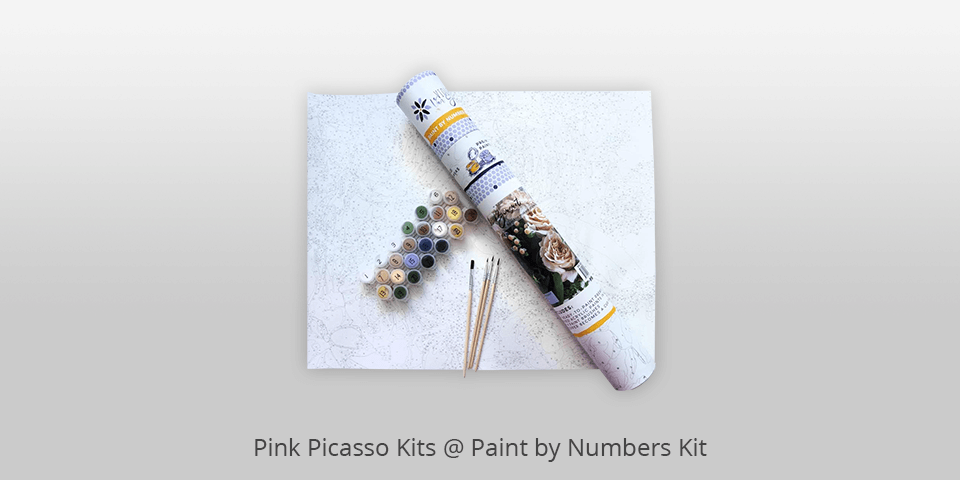 Pink Picasso Adult Paint by Number Kit, Pick Me Up