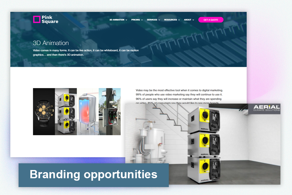 pinksquare best 3d modeling company