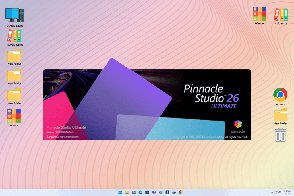 pinnacle studio 26 opening