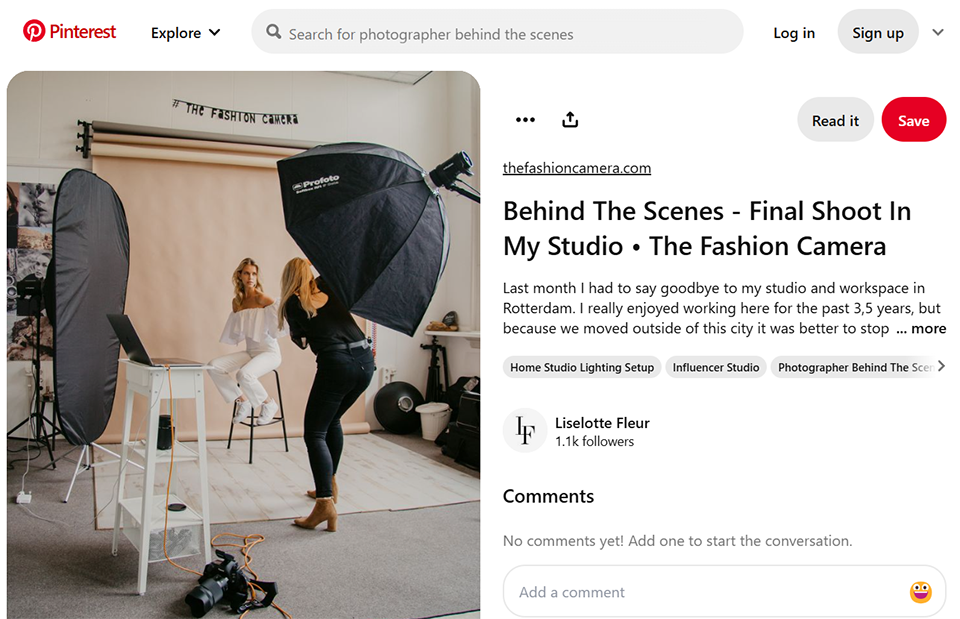 pinterest for photographers ideas