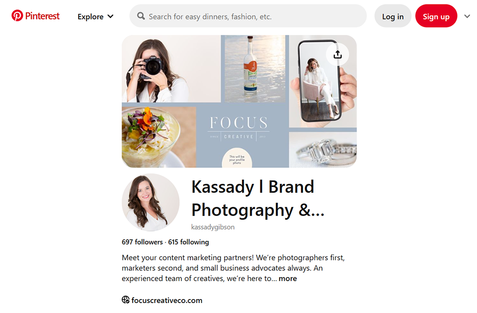 pinterest cover photo for photographers