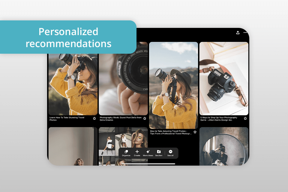 pinterest mood board app