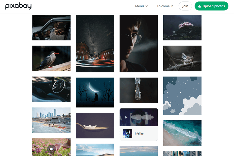 pixabay istock alternative interface