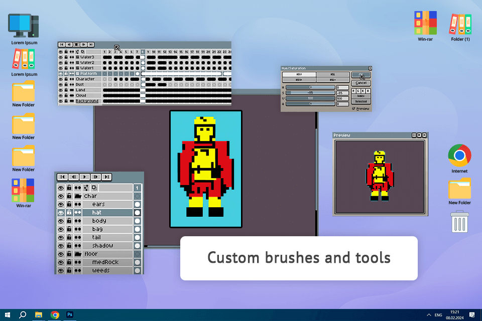 pixel art software aseprite