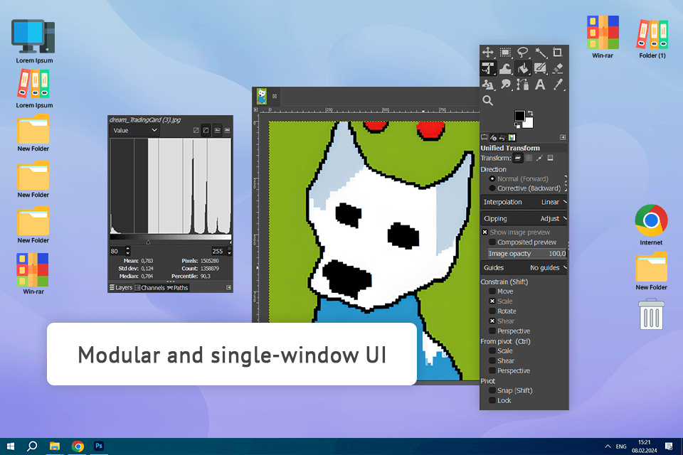 pixel art software gimp
