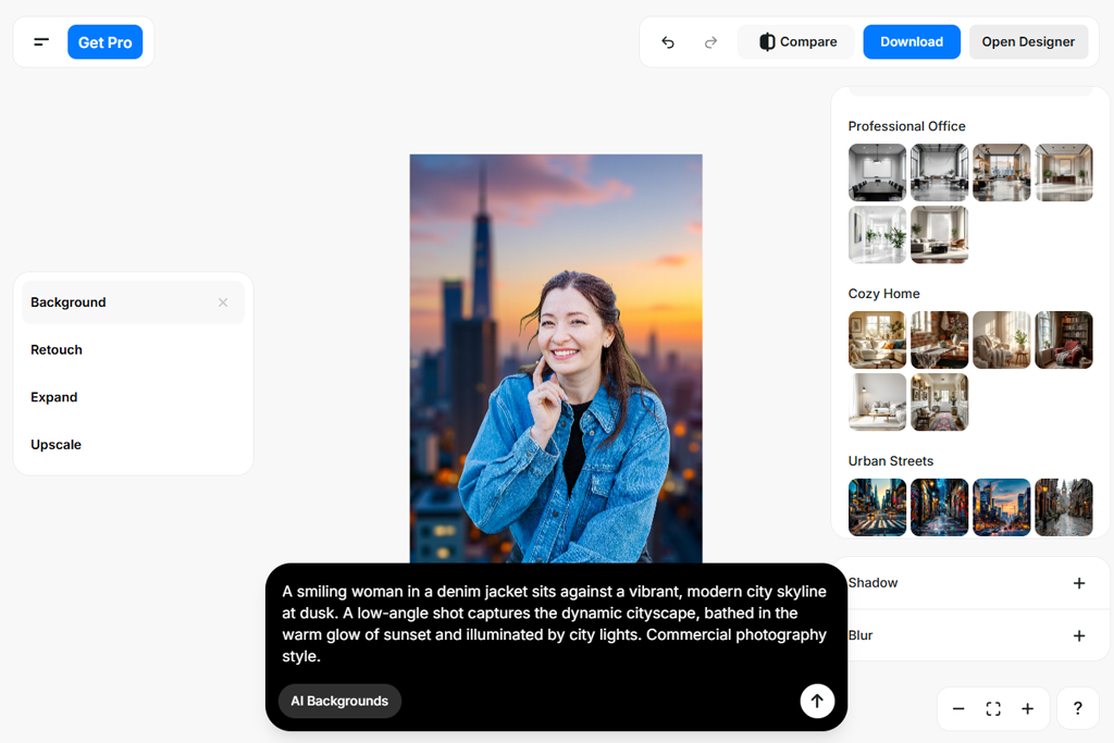 pixelcut ai background generator