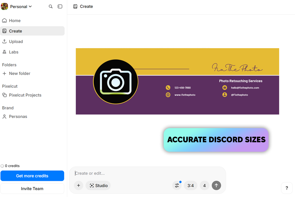 pixelcut discord banner maker