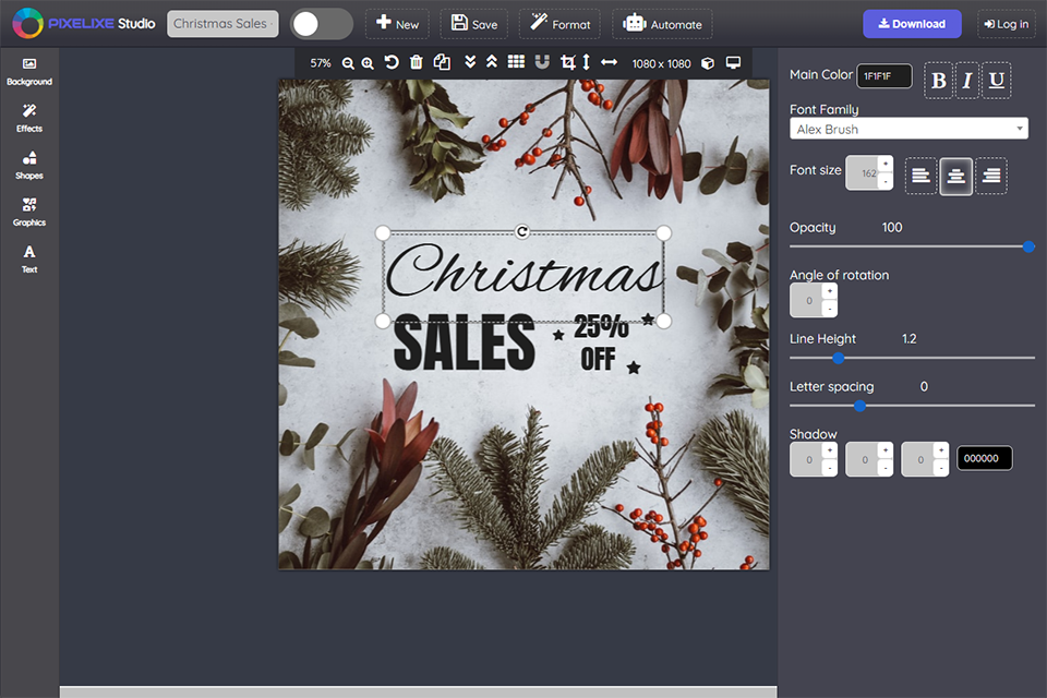pixelixe free graphic design software