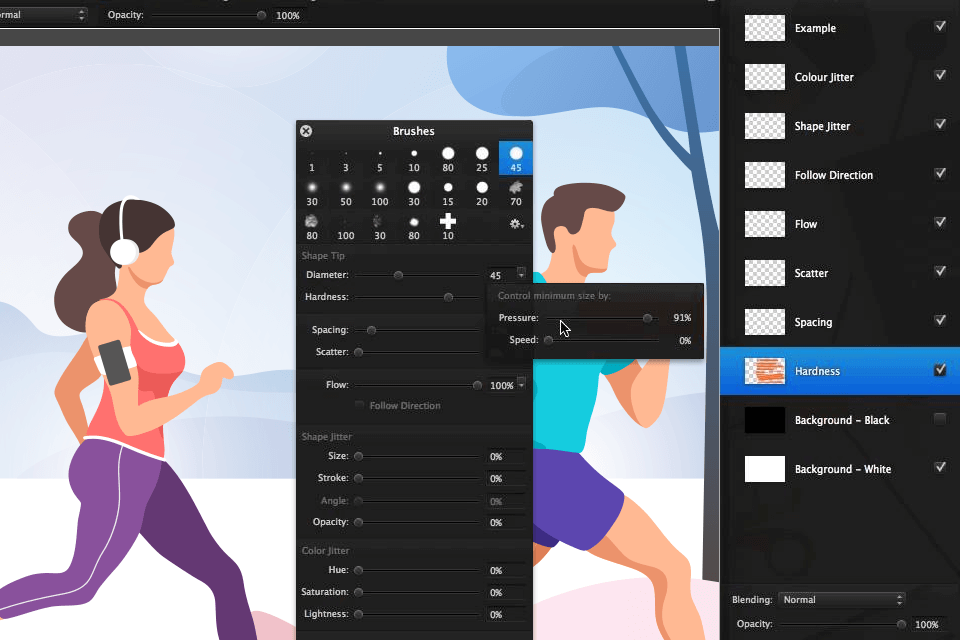 pixelmator pro adobe illustrator واجهة بديلة