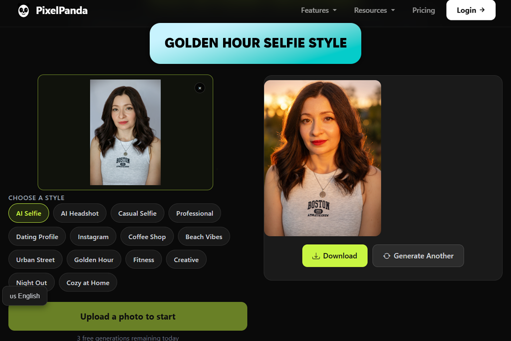 pixelpanda ai selfie generator