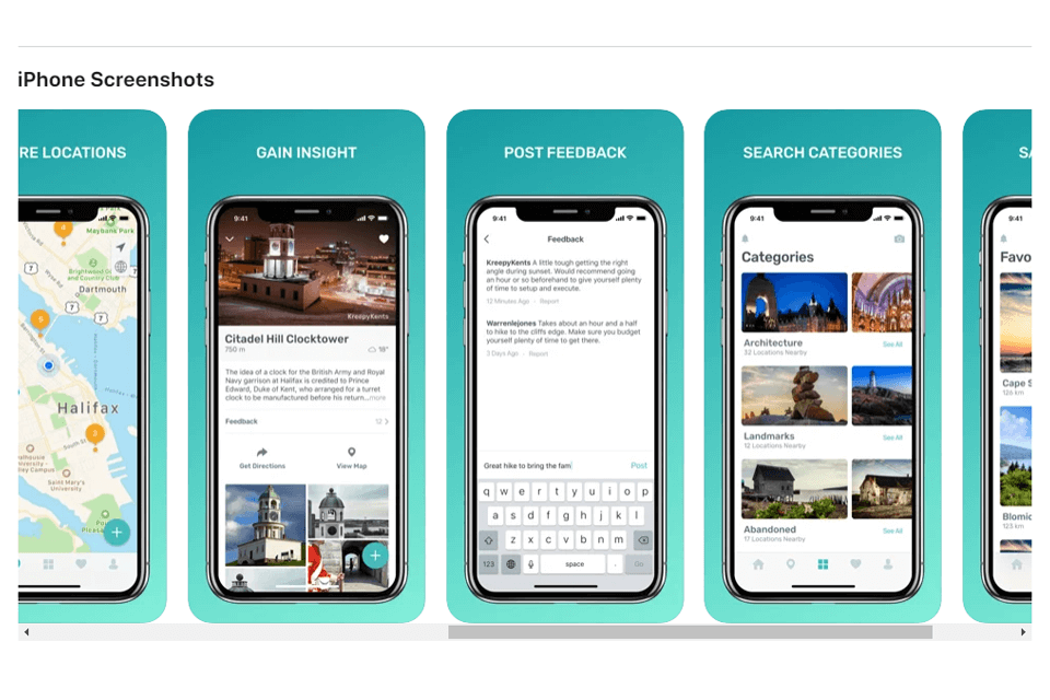 pixeo collection of photo spots app