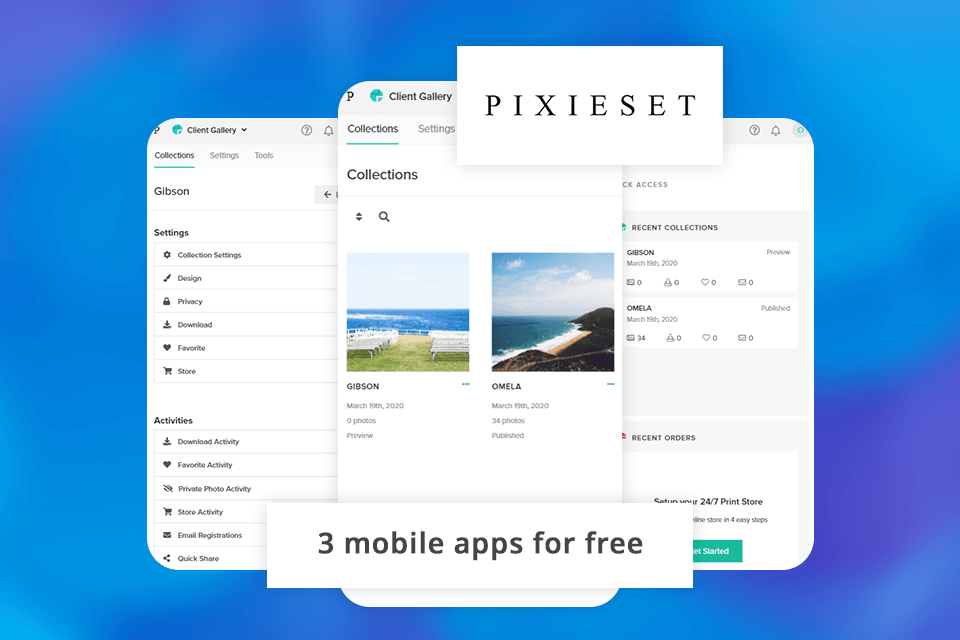 pixieset mobile app