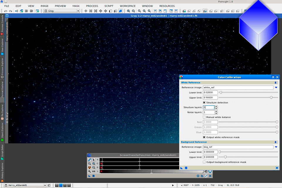 pixinsight interface