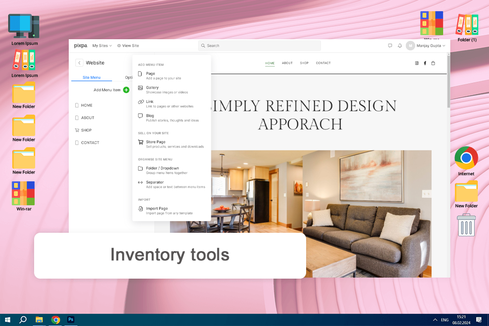 pixpa wix alternative