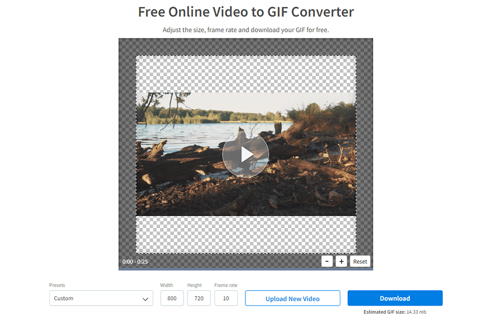 Free video to gif converter: convert mp4 to gif