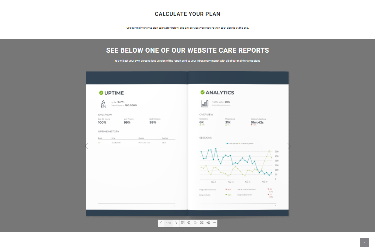 plan web dezine review