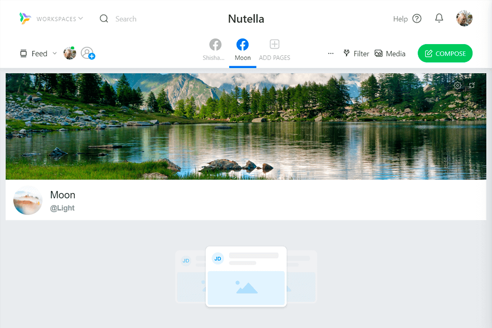 أدوات تسويق instagram قابلة للتخطيط لواجهة نمو سريع