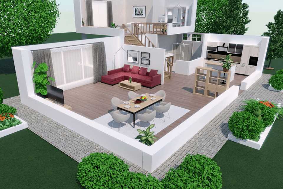 9 Best Apps To Design House Exterior In 2024   Planner 5d App To Design House Exterior Interface 