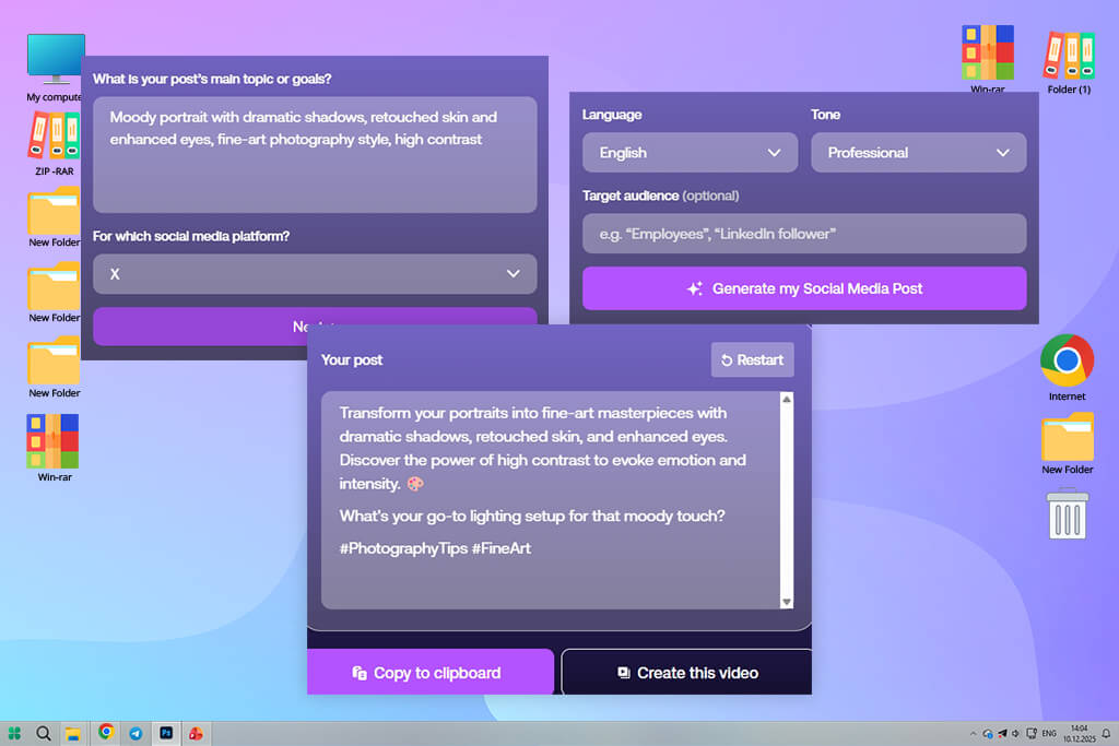 playplay ai post generator