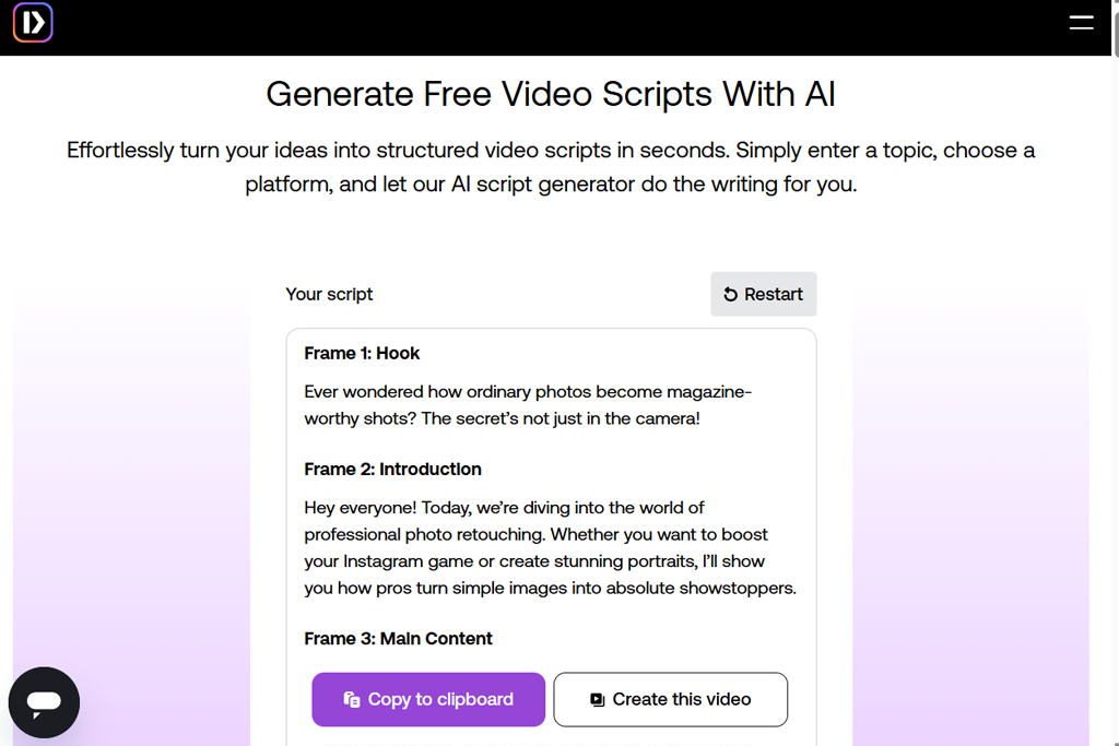 playplay-ai-video-script-generator