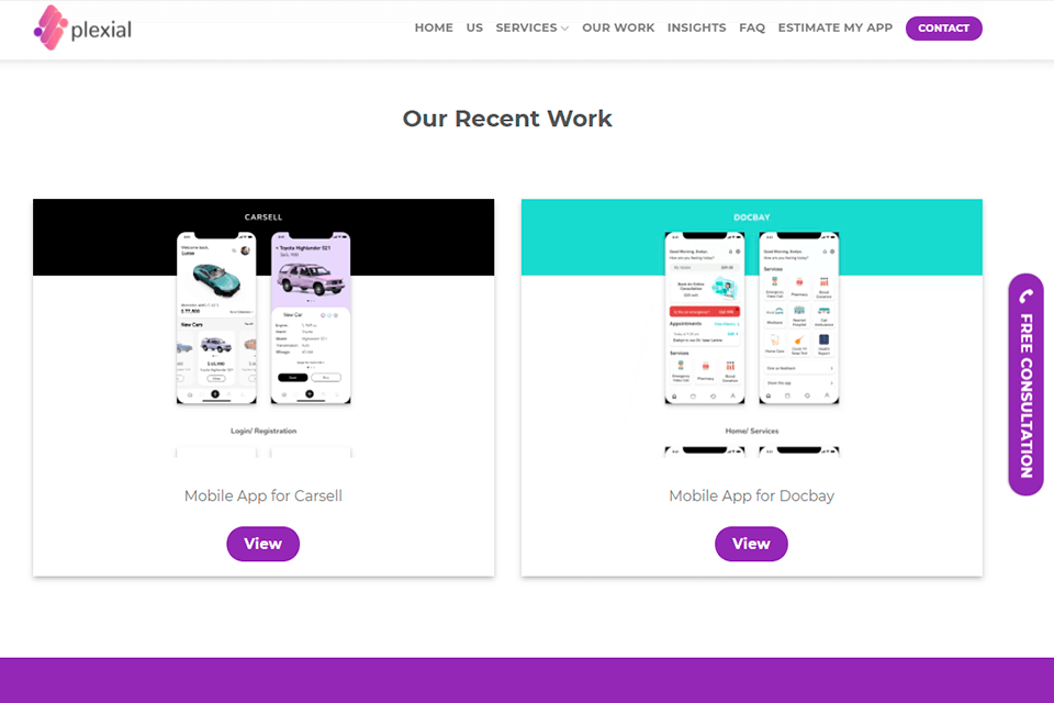 plexial app development services