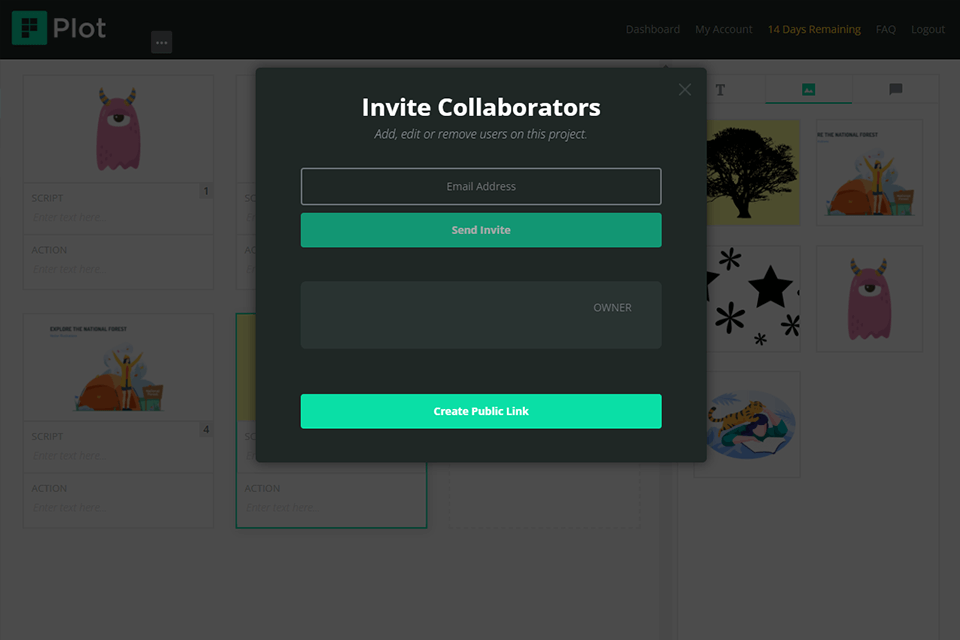 plot collaboration option